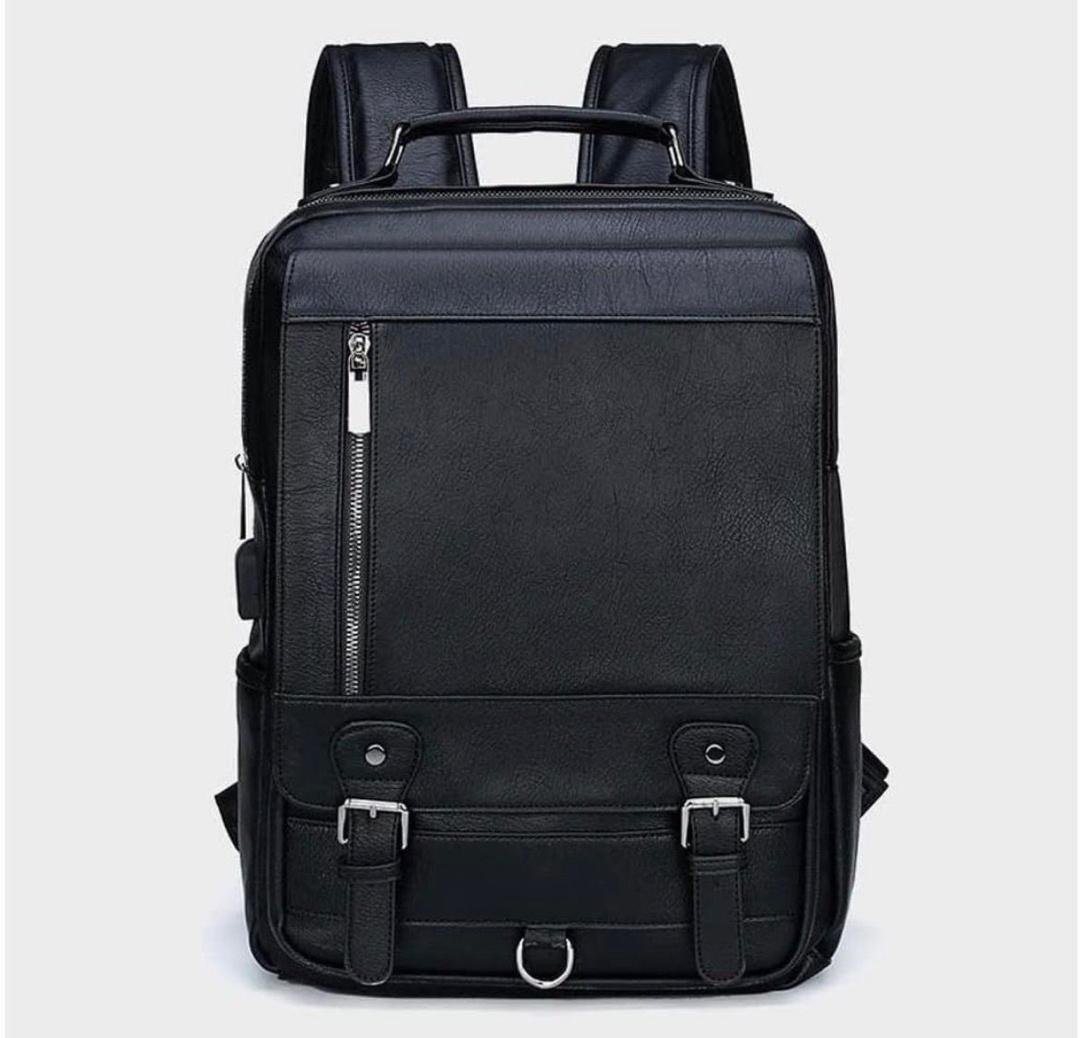 Sac en Cuire Noire Business Executive