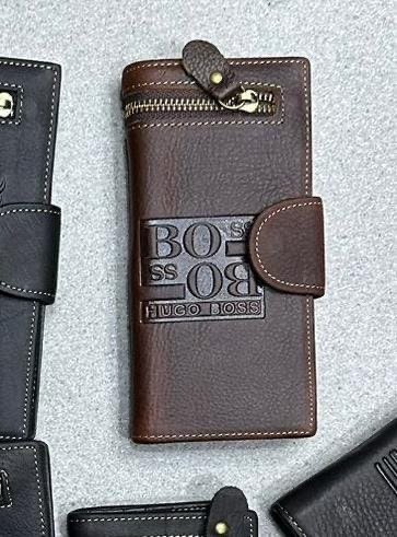 Portefeuiile Beige en Cuire